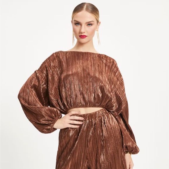 VICI BILLOWED SHIMMER BRONZE SET - Picture 3 of 6